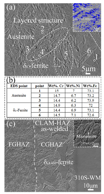Formation and evolution of layered structure in dissimilar ... 316 stainless steel phase diagram 