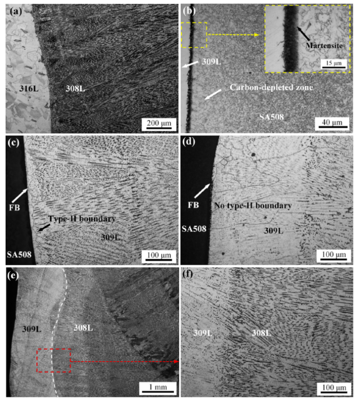 Microstructure and stress corrosion cracking of a SA508-309L/308L-316L ...