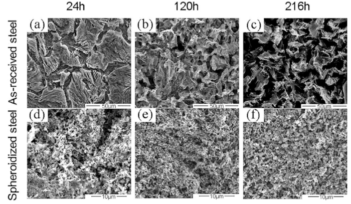 Influence of cementite spheroidization on relieving the micro-galvanic ...